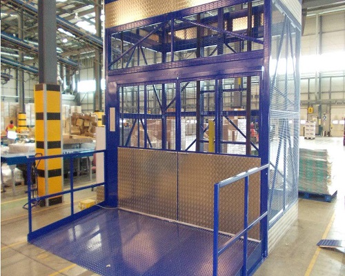 Types of industrial elevators